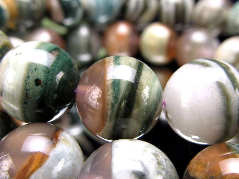 瑪瑙 ブレスレット アゲート メノウ 孔雀瑪瑙