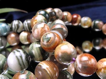 瑪瑙 ブレスレット アゲート メノウ 孔雀瑪瑙
