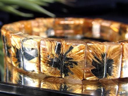 ゴールドルチル バングル タイチンルチル ブレスレット 金運