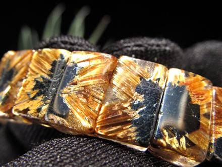 ゴールドルチル バングル タイチンルチル ブレスレット 金運