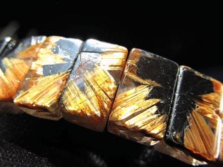 ゴールドルチル バングル タイチンルチル ブレスレット 金運