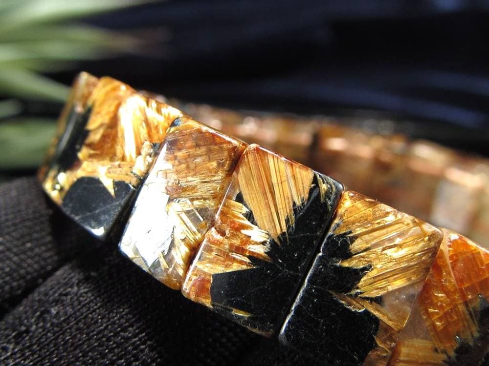 ゴールドルチル バングル タイチンルチル ブレスレット 金運