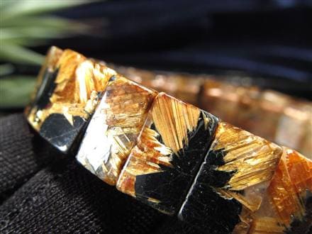 ゴールドルチル バングル タイチンルチル ブレスレット 金運