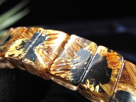 ゴールドルチル バングル タイチンルチル ブレスレット 金運