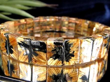 ゴールドルチル バングル タイチンルチル ブレスレット 金運