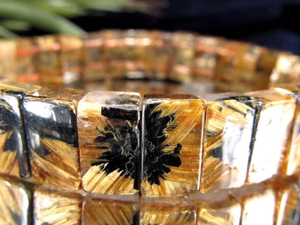 ゴールドルチル バングル タイチンルチル ブレスレット 金運