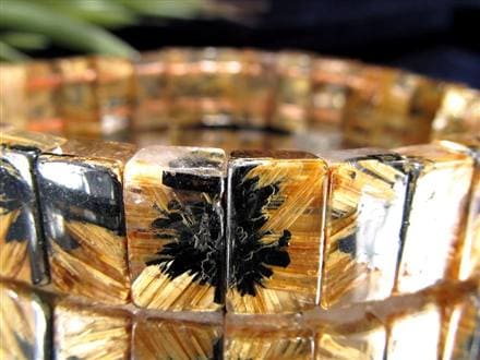 ゴールドルチル バングル タイチンルチル ブレスレット 金運