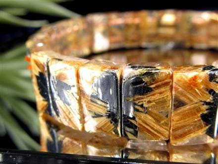 ゴールドルチル バングル タイチンルチル ブレスレット 金運