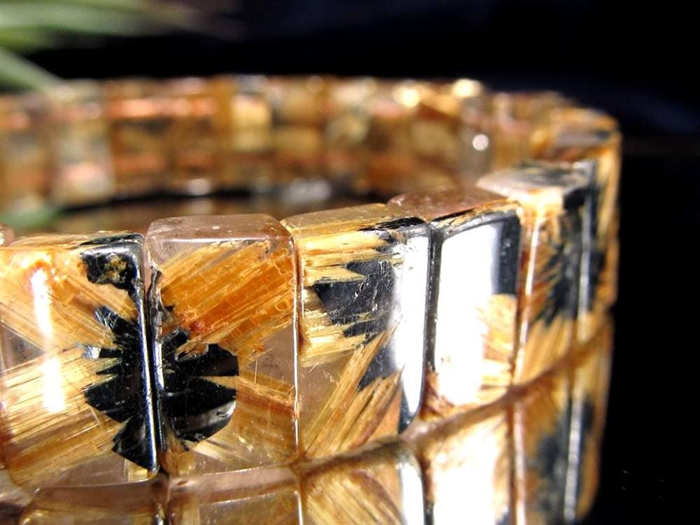 ゴールドルチル バングル タイチンルチル ブレスレット 金運