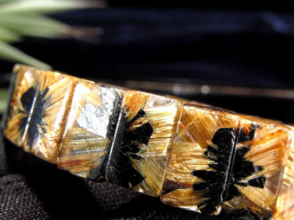 ゴールドルチル バングル タイチンルチル ブレスレット 金運