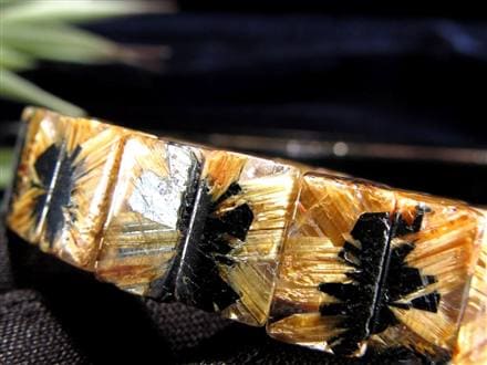 ゴールドルチル バングル タイチンルチル ブレスレット 金運