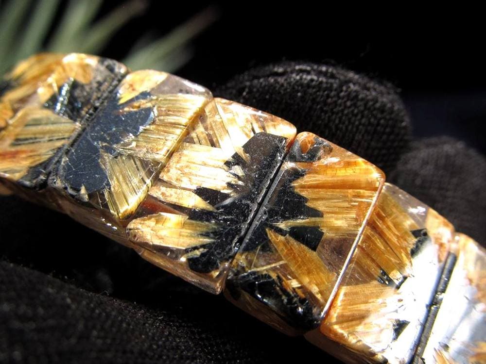 ゴールドルチル バングル タイチンルチル ブレスレット 金運