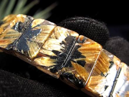 ゴールドルチル バングル タイチンルチル ブレスレット 金運