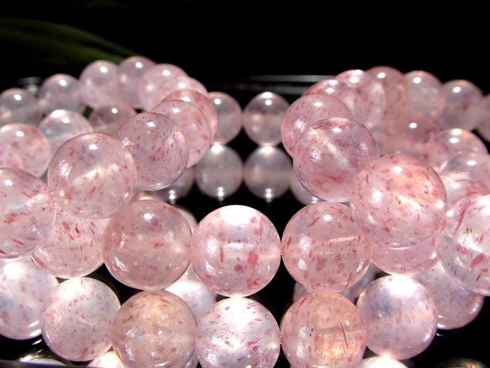 モスコバイト インクォーツ 雲母 水晶 ブレスレット