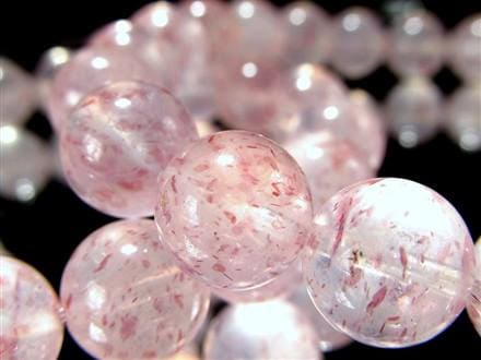 モスコバイト インクォーツ 雲母 水晶 ブレスレット