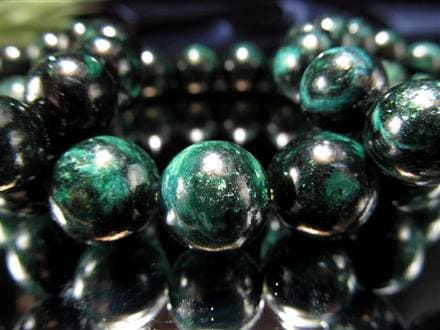 フックサイト ブレスレット グリーンマイカ 雲母 シラー効果