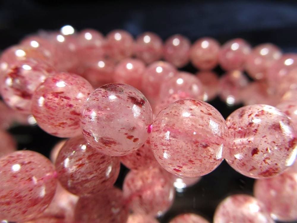 エピドート マンガノエピドートシスト ブレスレット ピンクエピドート 緑簾石