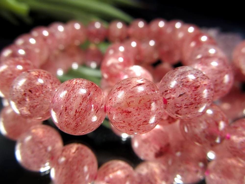 エピドート マンガノエピドートシスト ブレスレット ピンクエピドート 緑簾石