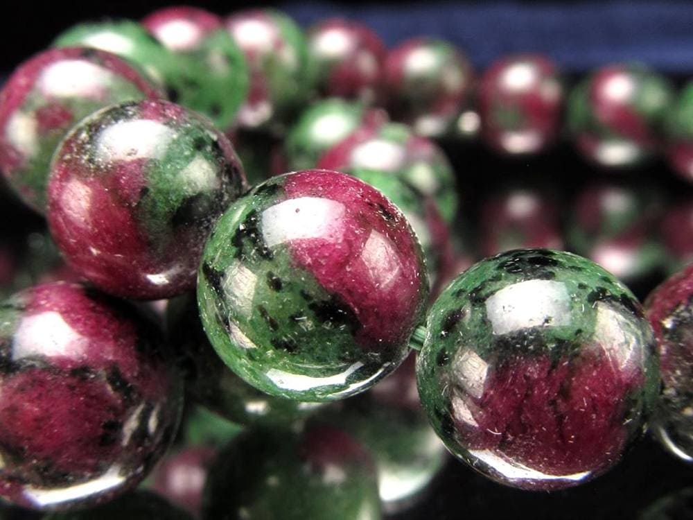 ルビーインゾイサイト ブレスレット ルビー ゾイサイト アニョライト