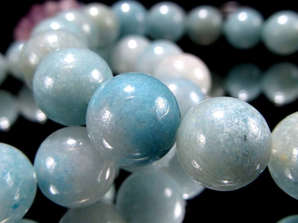 スコルザライト トロレアイト トロール石 ブレスレット ラズライト