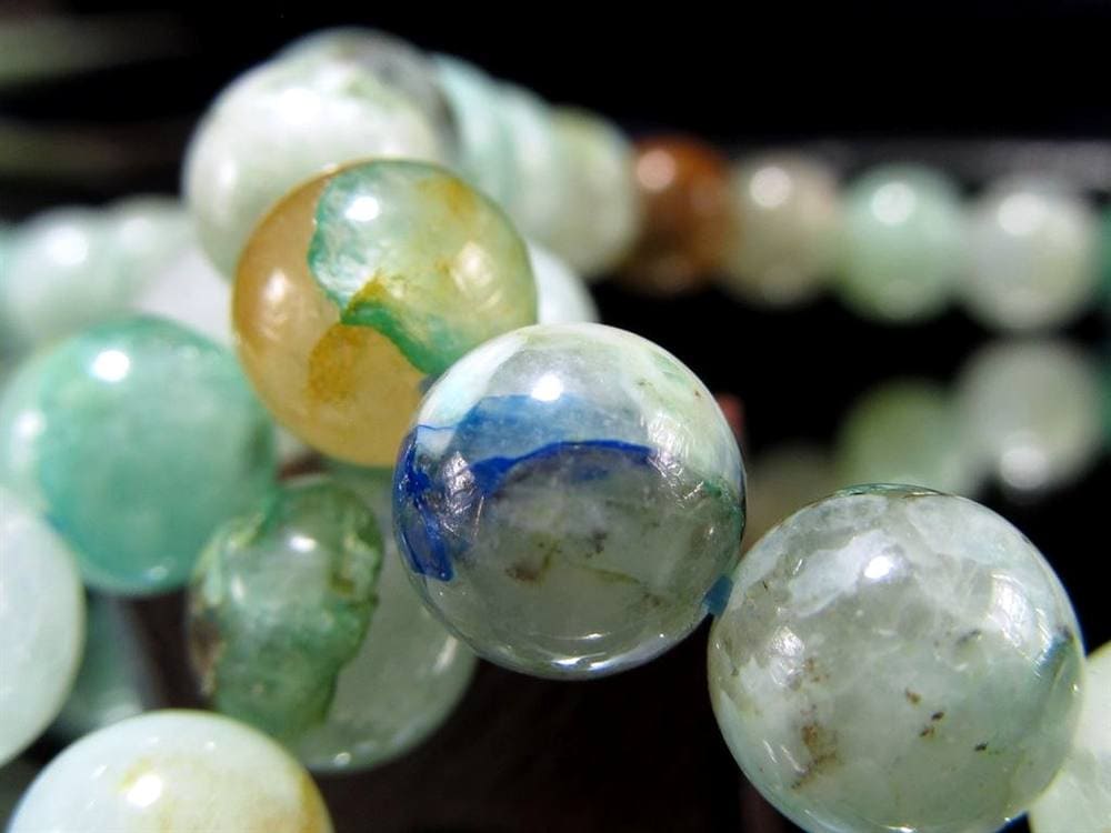 クリソコラ シリカ ブレスレット 珪孔雀石 クリソコラシリカ