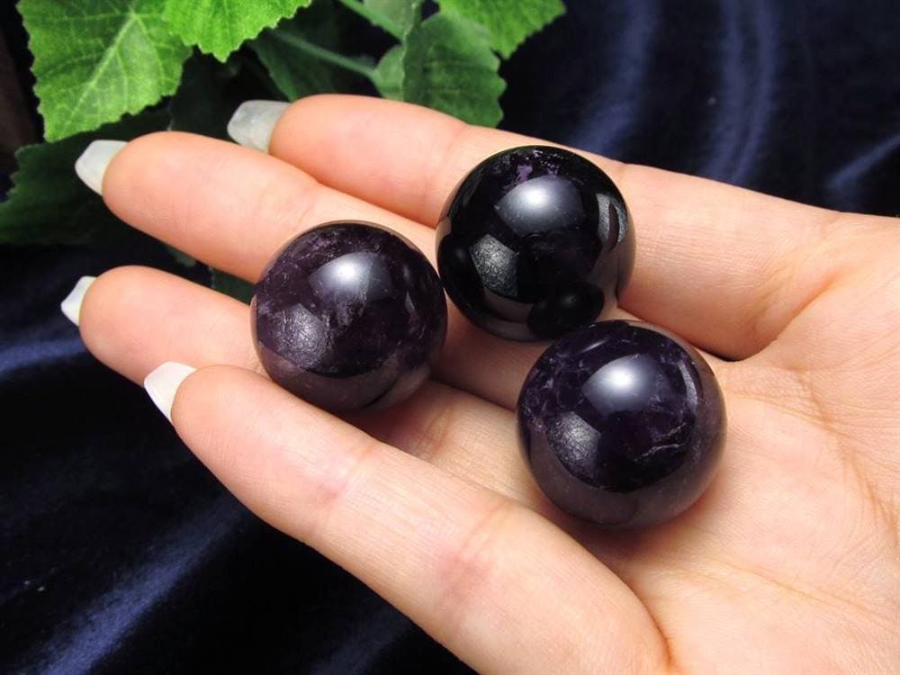 アメジスト 紫水晶 丸玉 2月の誕生石