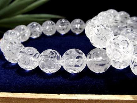 水晶 クォーツ クリスタル ブレスレット マニコロ 摩尼車