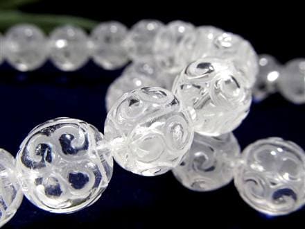 水晶 クォーツ クリスタル ブレスレット マニコロ 摩尼車