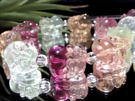 フローライト ブレスレット 蛍石 天然石 天才の石