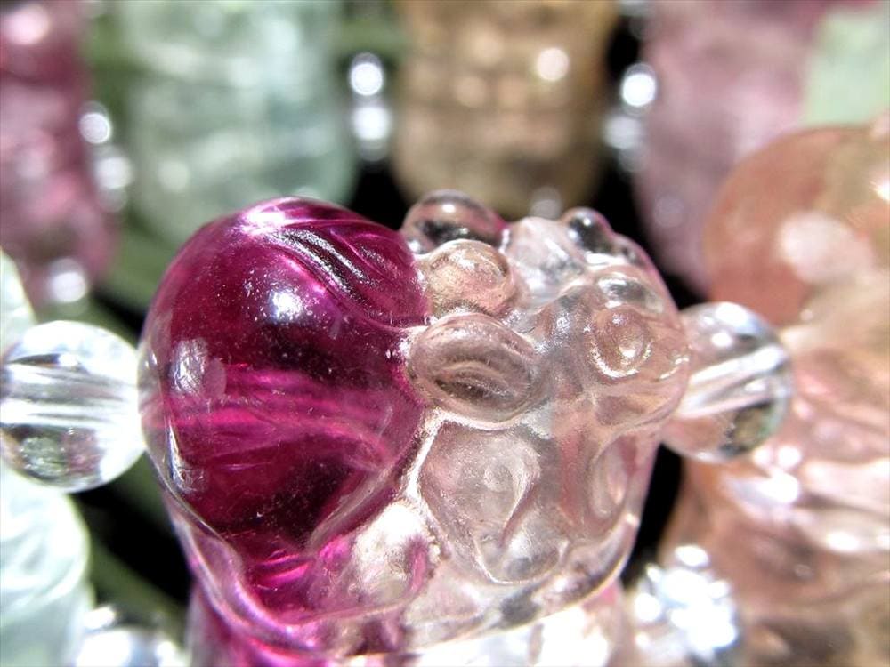 フローライト ブレスレット 蛍石 天然石 天才の石