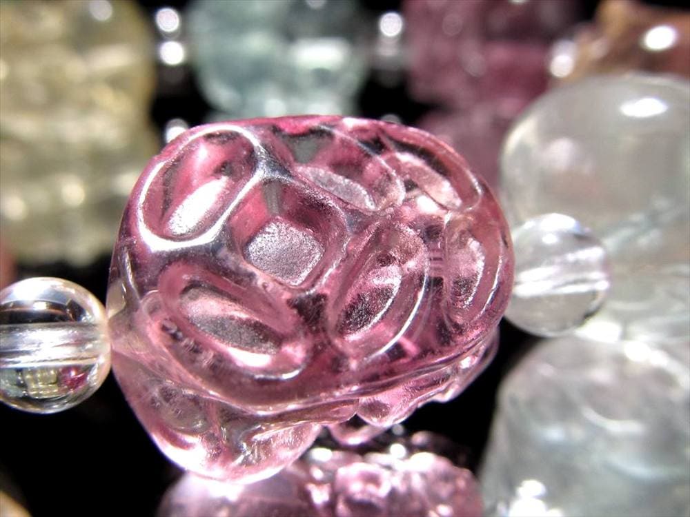 フローライト ブレスレット 蛍石 天然石 天才の石