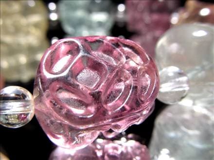 フローライト ブレスレット 蛍石 天然石 天才の石