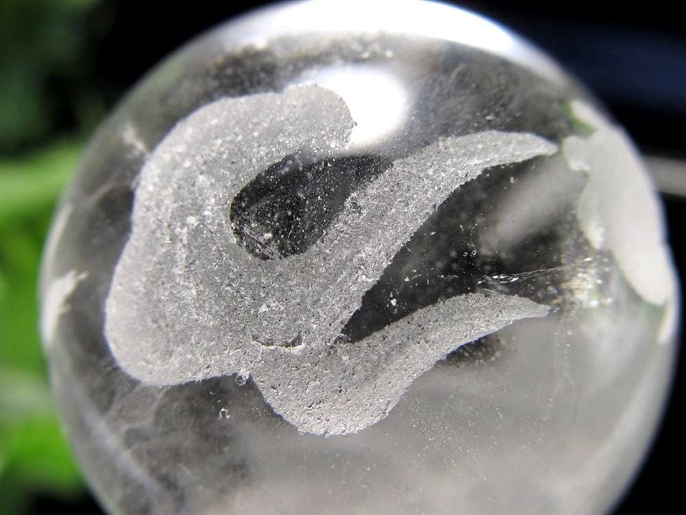 五本爪 龍彫り 水晶 丸玉 開運大吉