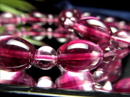 フローライト 蛍石 天珠 ブレスレット ライスカット