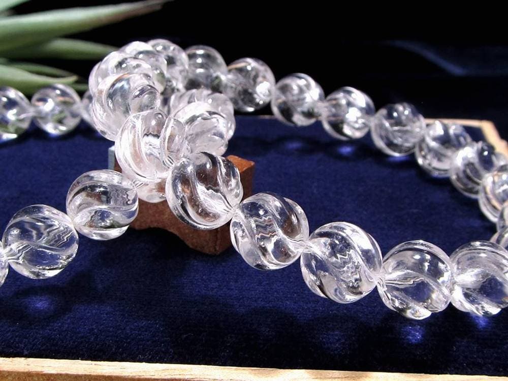 水晶 クリスタル 波 クオーツ ブレスレット ウェーブ
