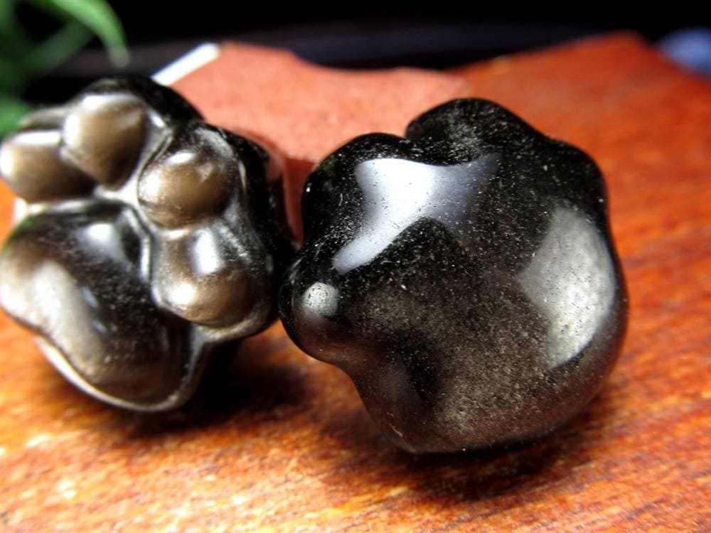 オブシディアン シルバーオブシディアン ビーズ石 1粒売り バラ珠