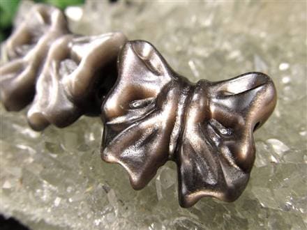 オブシディアン シルバーオブシディアン ビーズ石 1粒売り バラ珠