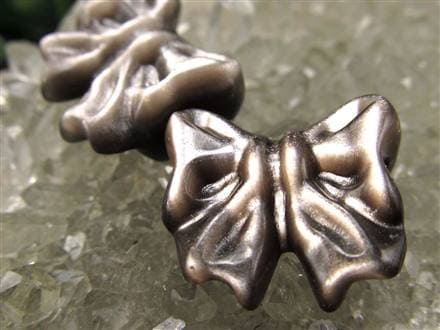 オブシディアン シルバーオブシディアン ビーズ石 1粒売り バラ珠