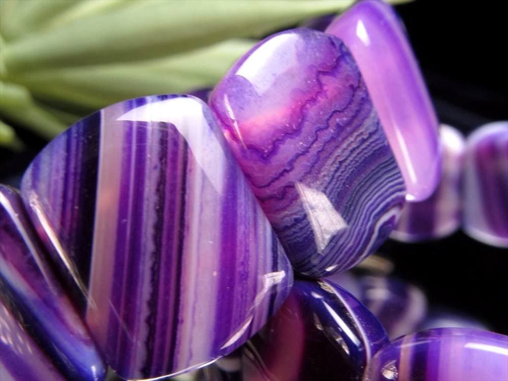 アゲート バングル ブレスレット 瑪瑙 メノウ