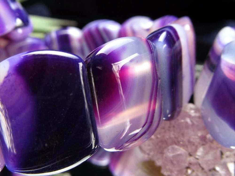 アゲート バングル ブレスレット 瑪瑙 メノウ