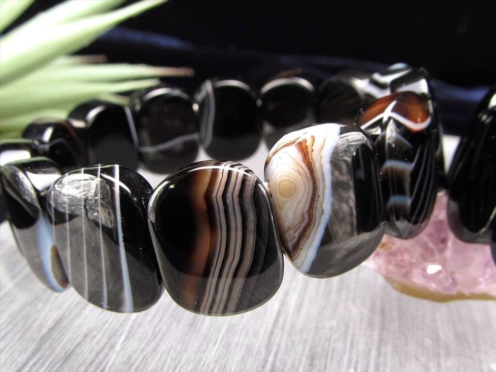 アゲート バングル ブレスレット 瑪瑙 メノウ