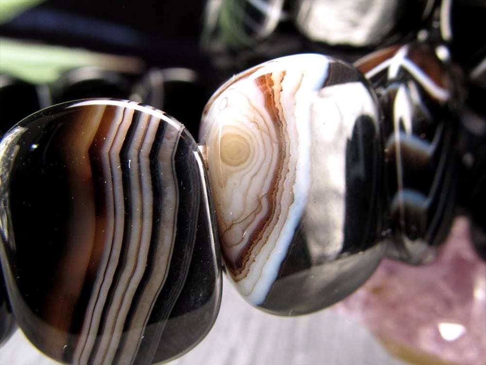 アゲート バングル ブレスレット 瑪瑙 メノウ