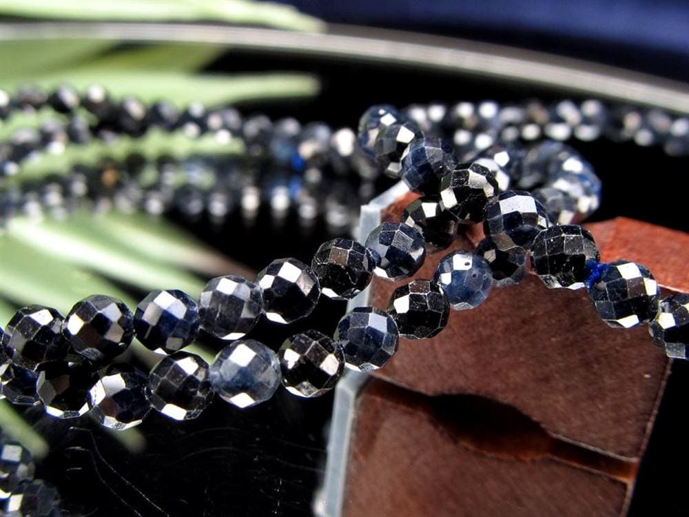 サファイア ブレスレット 蒼玉 青玉 コランダム