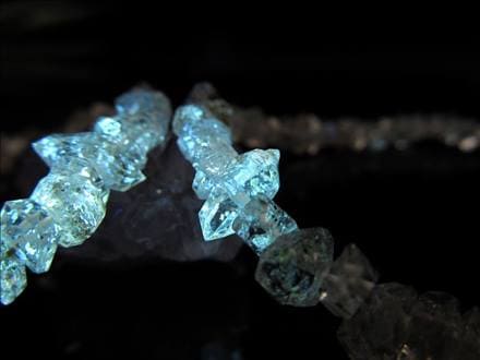 オイルインクォーツ 結晶 石油入り水晶 ブレスレット アジャスター金具付