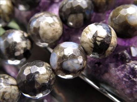 ケセラストーン ヒーリングストーン マイナスイオン ビーズ連 連材