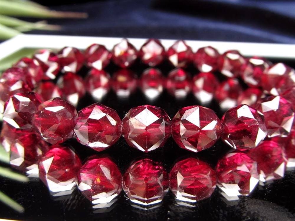 ガーネット アルマンダイン 柘榴石 ブレスレット garnet