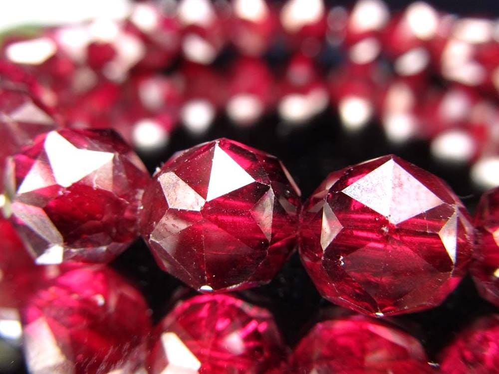 ガーネット アルマンダイン 柘榴石 ブレスレット garnet