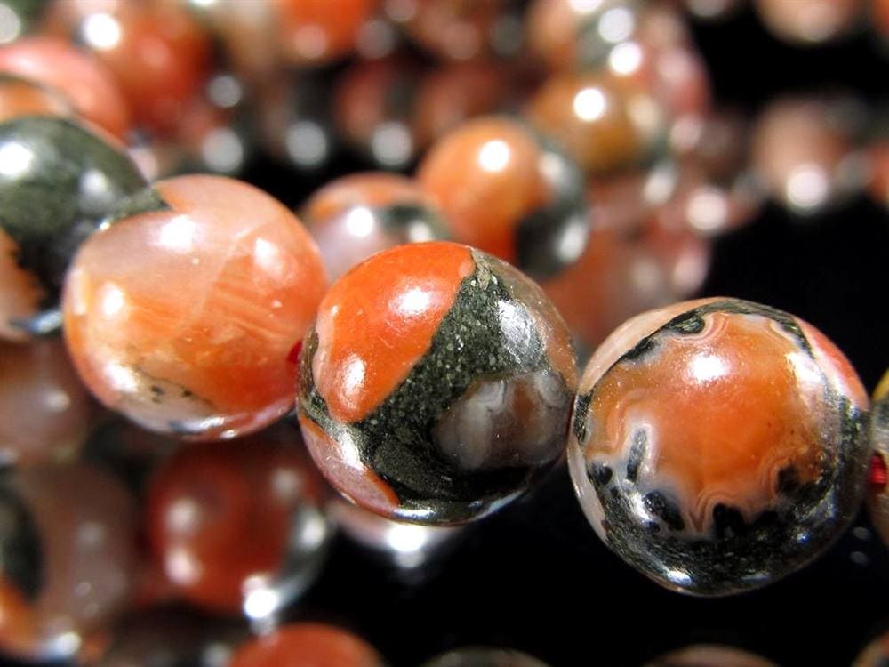 瑪瑙 ブレスレット アゲート アミグダロイダル