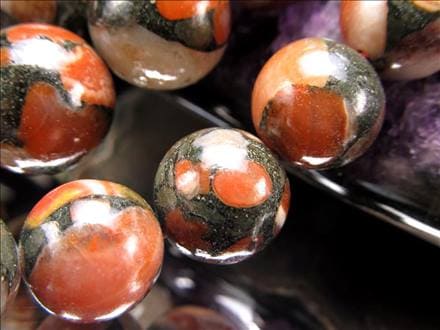 アミグダロイダルアゲート 瑪瑙 アゲート ビーズ連 連材