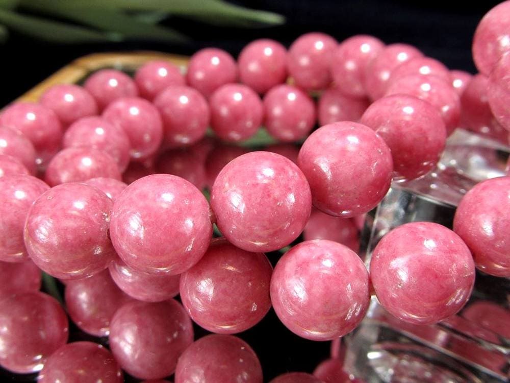 ロードナイト 薔薇輝石 ブレスレット ロードナイトインクォーツ ロードナイト